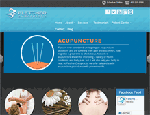 Tablet Screenshot of fletcherchiropracticllc.com